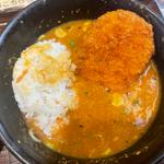 古の濃厚カレーうどんセット&コロッケ