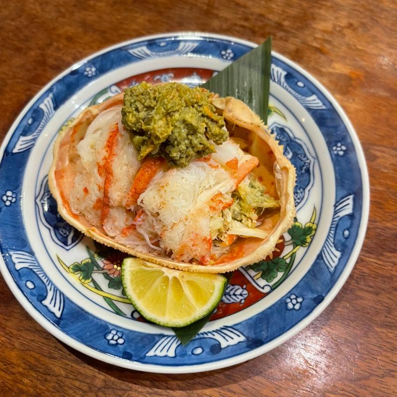 ズワイガニ中雅詰め(魚介料理海)