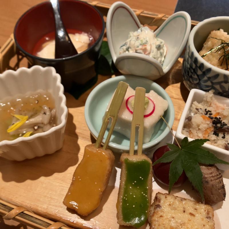 竹籠ランチ(とうふ処 梅乃家)