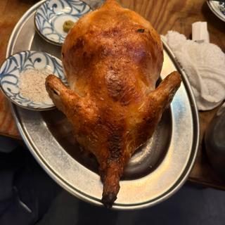 名物!とり丸焼き(鳥番長 上野昭和通り店)