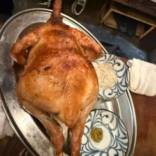 名物!とり丸焼き(鳥番長 上野昭和通り店)