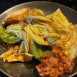 回鍋肉定食(備長炭焼肉てんてん 亀貝店)