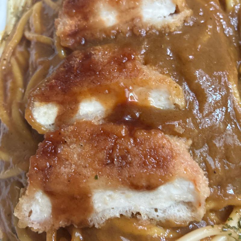 大盛りチキンカツカレーパスタ(セブン-イレブン 札幌北５条西６店)