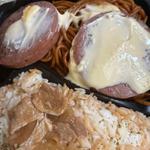 ソーセージ＆生姜焼き（ソース焼きスパ）