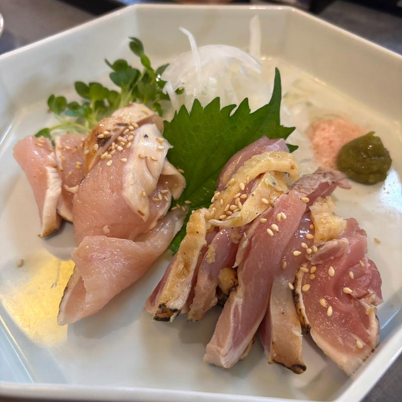 地鶏タタキ(やきとり天照 )