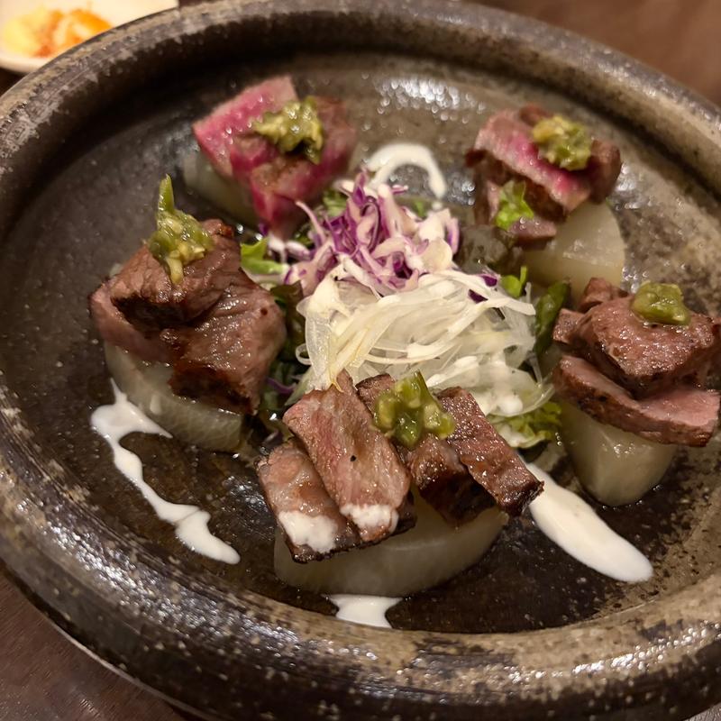 宮崎A 4和牛の炭焼き(炉ばた 焔仁)