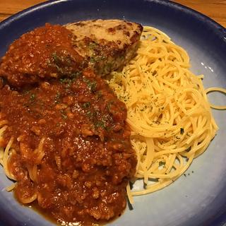 ハンバーグ＆ミートスパ(びっくりドンキー 泉松森店 )