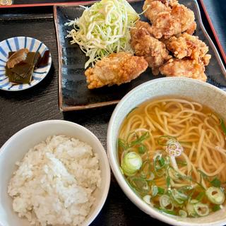 唐揚げ定食(開化亭 (かいかてい))