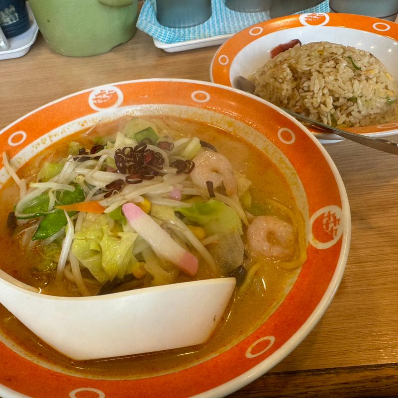 辛味噌ちゃんめん炒飯セット(長崎ちゃんめん 岡山西市店)