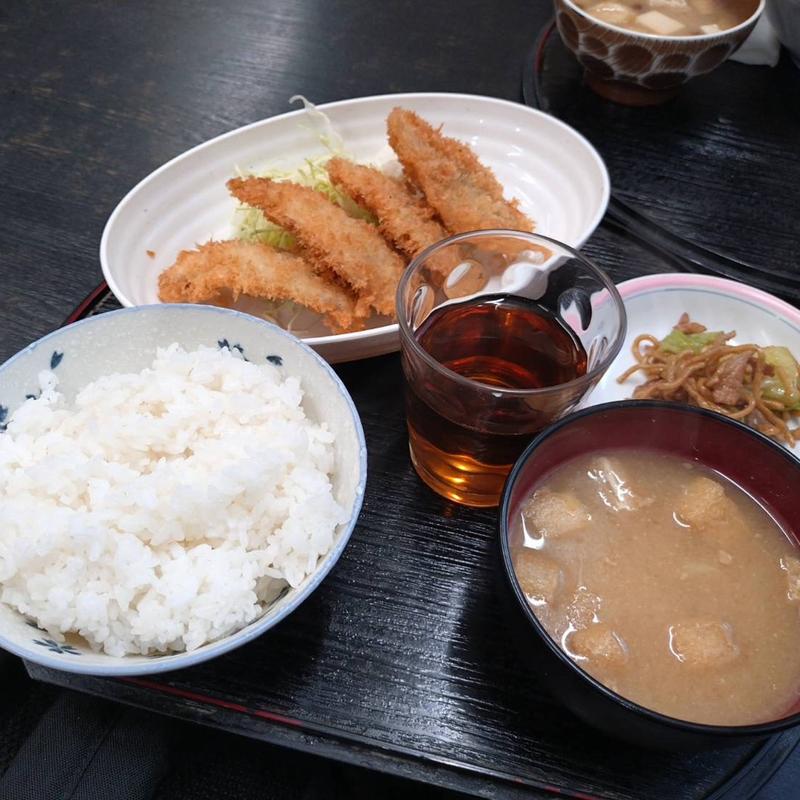 アジフライ定食(エイトランド)