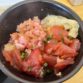 ネギトロ&漬けマグロ丼