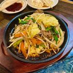 鉄板スタミナ炒め
