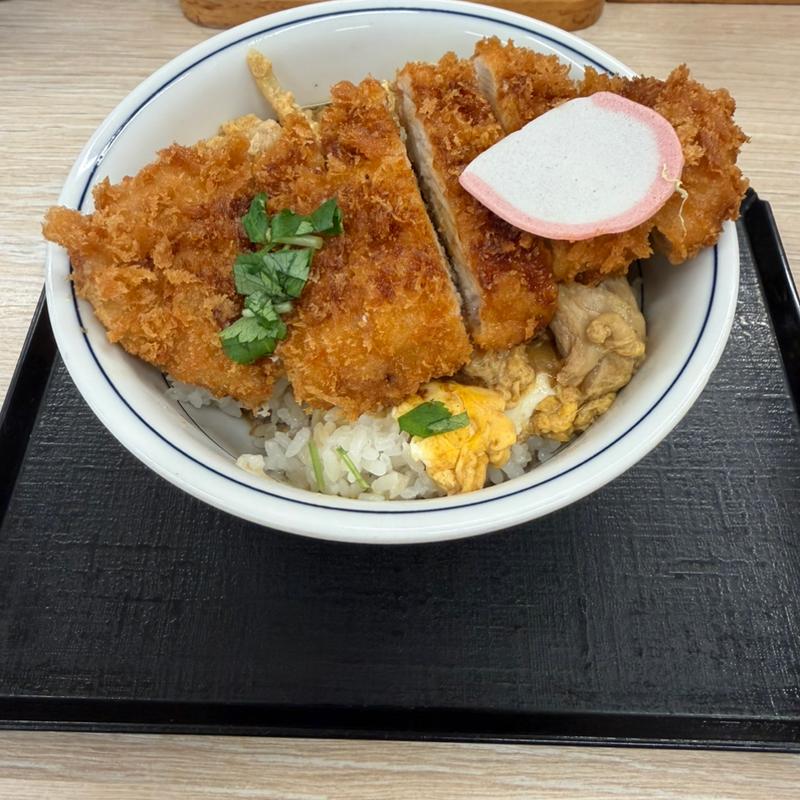 ロースカツon the親子丼(梅)(かつや 愛知津島店)
