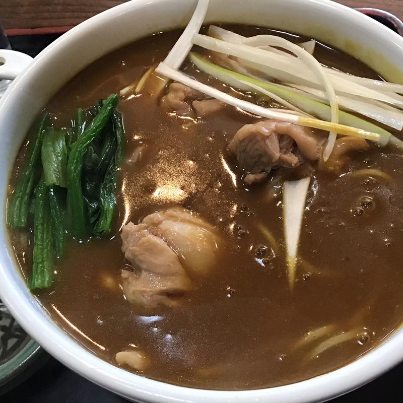 カレー南蛮そば(名代そば 桔梗屋)