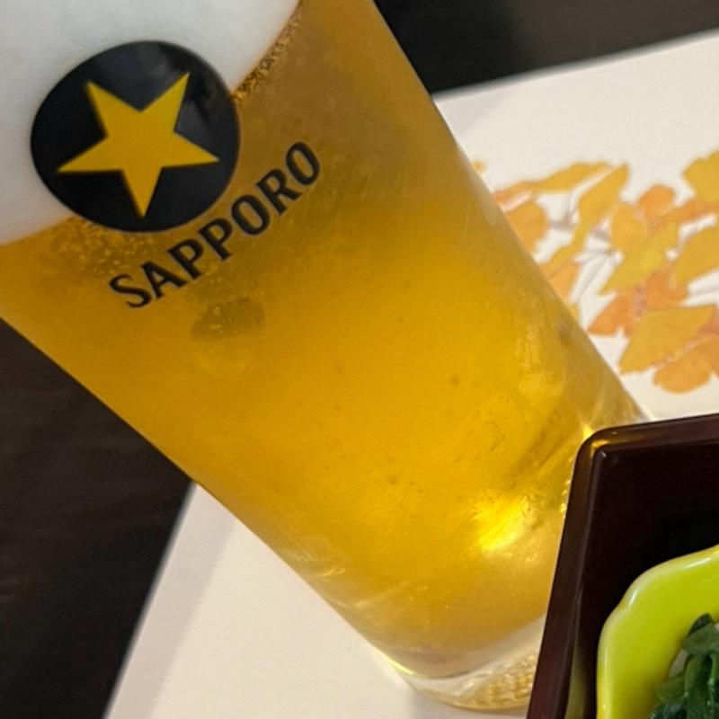 生ビール(鮨 やま乃)