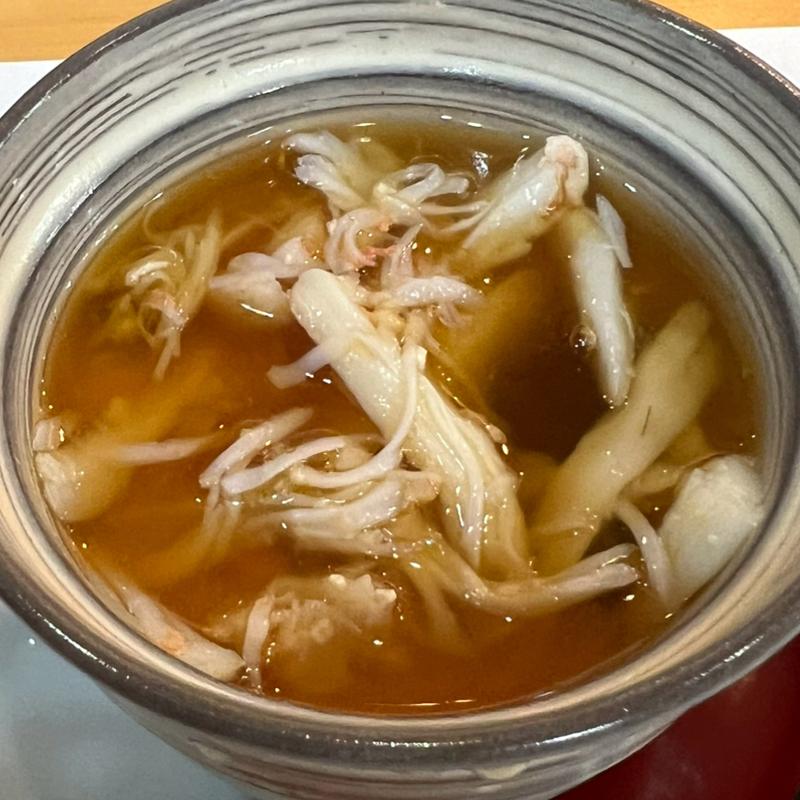 松葉かに茶碗蒸し(鮨 やま乃)