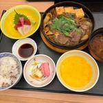 すき焼き定食(木曽路 名駅IMAIビル店 （キソジ）)