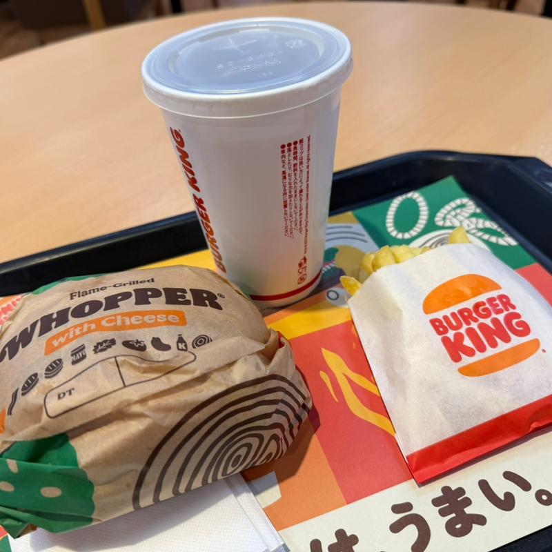 ワッパーチーズセット(バーガーキング ダイエー宝塚中山店)