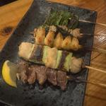 焼き鳥盛り合わせ 5本