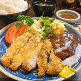 とんかつハンバーグ(とんかつ&ステーキ 岡田)