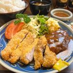 とんかつハンバーグ