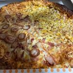 フランクベーコン＆コーンポテピザ(ロピア 中の島店)