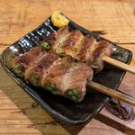 にんにくの芽肉巻き　(はじめ )