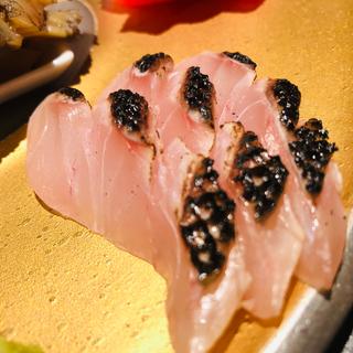 メジナ_冬のお造り盛り合わせ(一献 すだち)