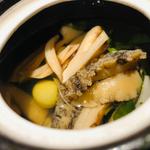 鮑と松茸の土瓶蒸し