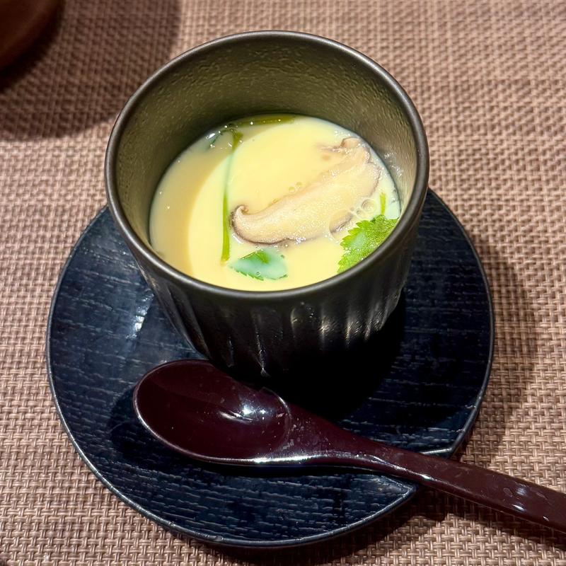 ランチ限定おまかせ握りコース　茶碗蒸し(意気な寿し処 阿部 青山店)