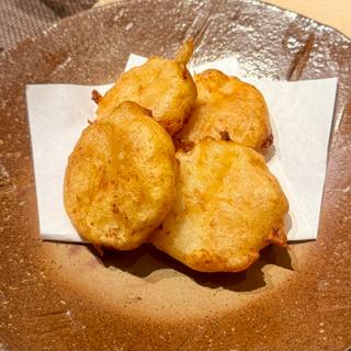 長芋と梅肉の挟み揚げ(意気な寿し処 阿部 青山店)