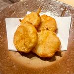 長芋と梅肉の挟み揚げ