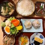 しうまい+鮮魚の漬け定食(食堂 ユの木)