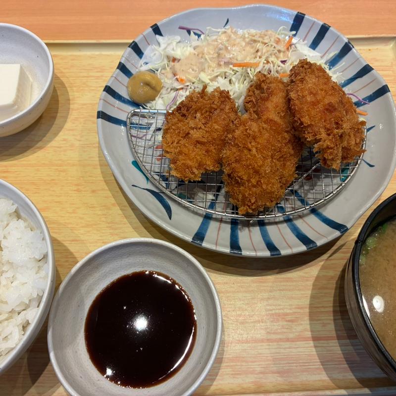 とりカツ定食(3個)(やよい軒 堺筋博労町店 )