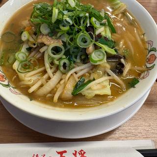 焦がし味噌ラーメン(餃子の王将 難波西店)