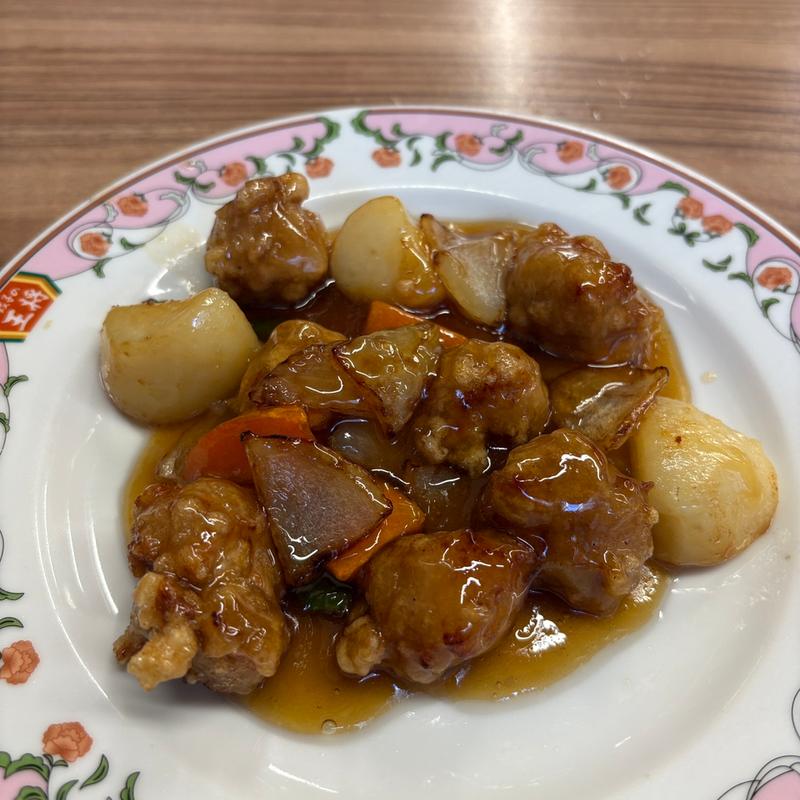 酢豚(餃子の王将 難波西店)