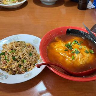 天津麺 台湾炒飯セット(台湾料理　百味鮮 )
