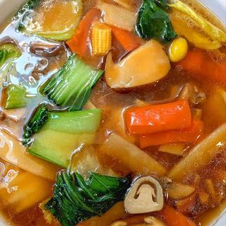 五目野菜そば 味濃いめ(華吉)