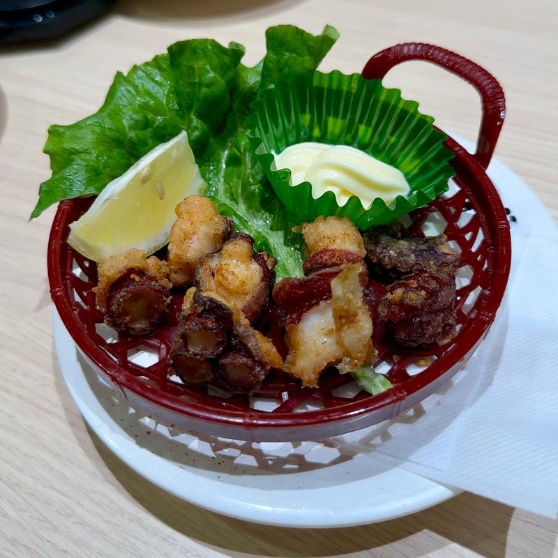 たこの吸盤唐揚げ(すし銚子丸 亀戸店)