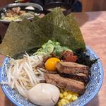 味噌バターまぜそば(全のせ)(つけ麺ラーメンまぜそば 五十五番 高浜店)