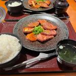 漢のランチ(ジューシーハラミ)(焼肉特急 宇治久御山駅)