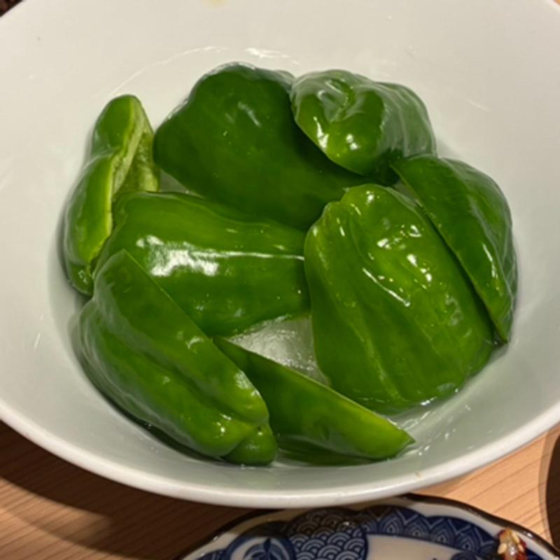 お肉用ピーマン(焼肉 鳴尾 銀座本店)