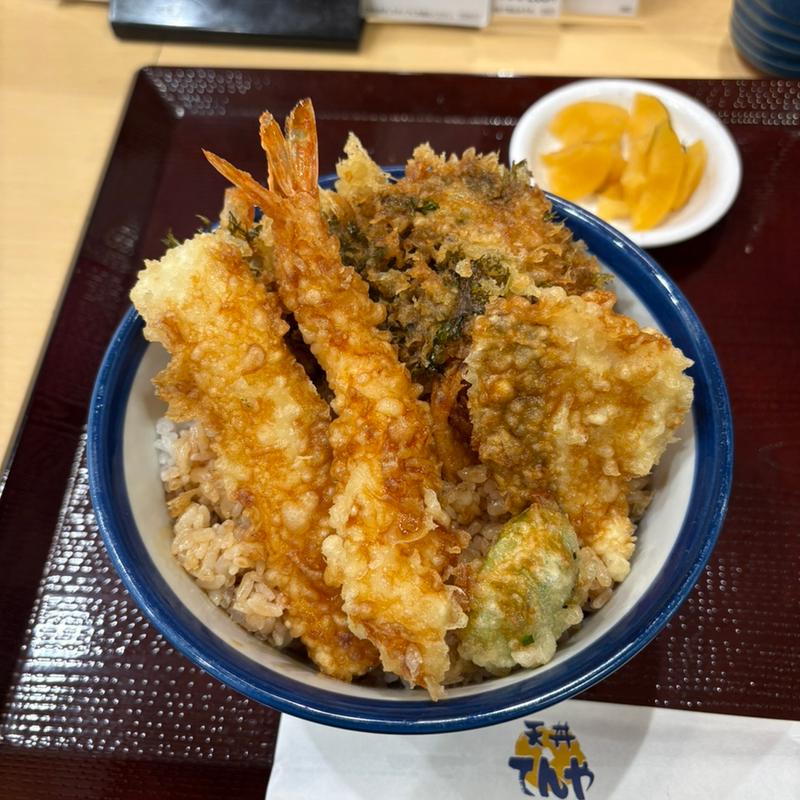 早春海老天丼(天丼てんや ビーンズ赤羽店)