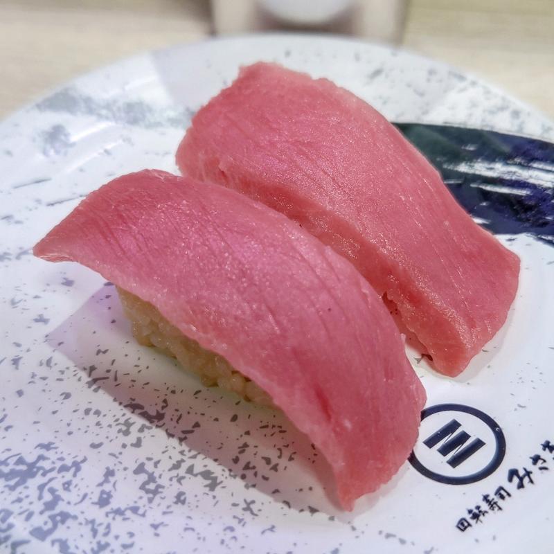 本まぐろ赤身(回転寿司みさき ビーンズ新杉田店)