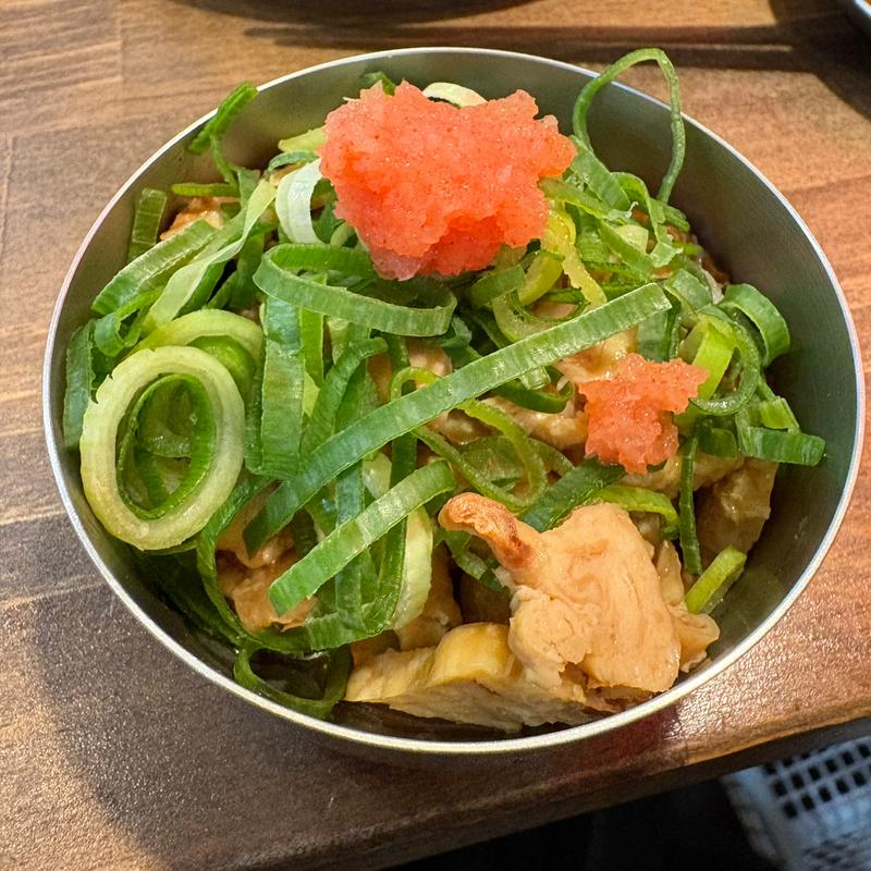 鶏皮ポン酢(立呑処へそ 新橋駅前店)