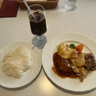 ミックスグリル ライス ドリンクセット