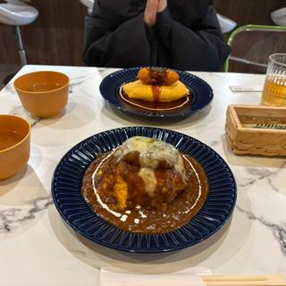 ハンバーグオムライス(和食ダイニング＆カフェ いけちゃん)