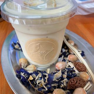 フルーツミックススムージー（甘酒・豆乳）(こうじ屋 粲（さん）-麹と発酵食品の持ち帰り専門店-)