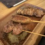 三重県産 錦爽鶏 つくね、セセリ、ハツ