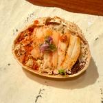 四季彩コース　蟹の甲羅蒸し